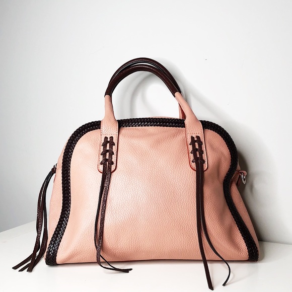 Claudia Firenze Handbags - CLAUDIA FIRENZE | Blush Two-Toned Satchel